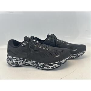 Brooks Ghost 15 Black Ebony Oyster Camo Women Running Shoes 1203801B004